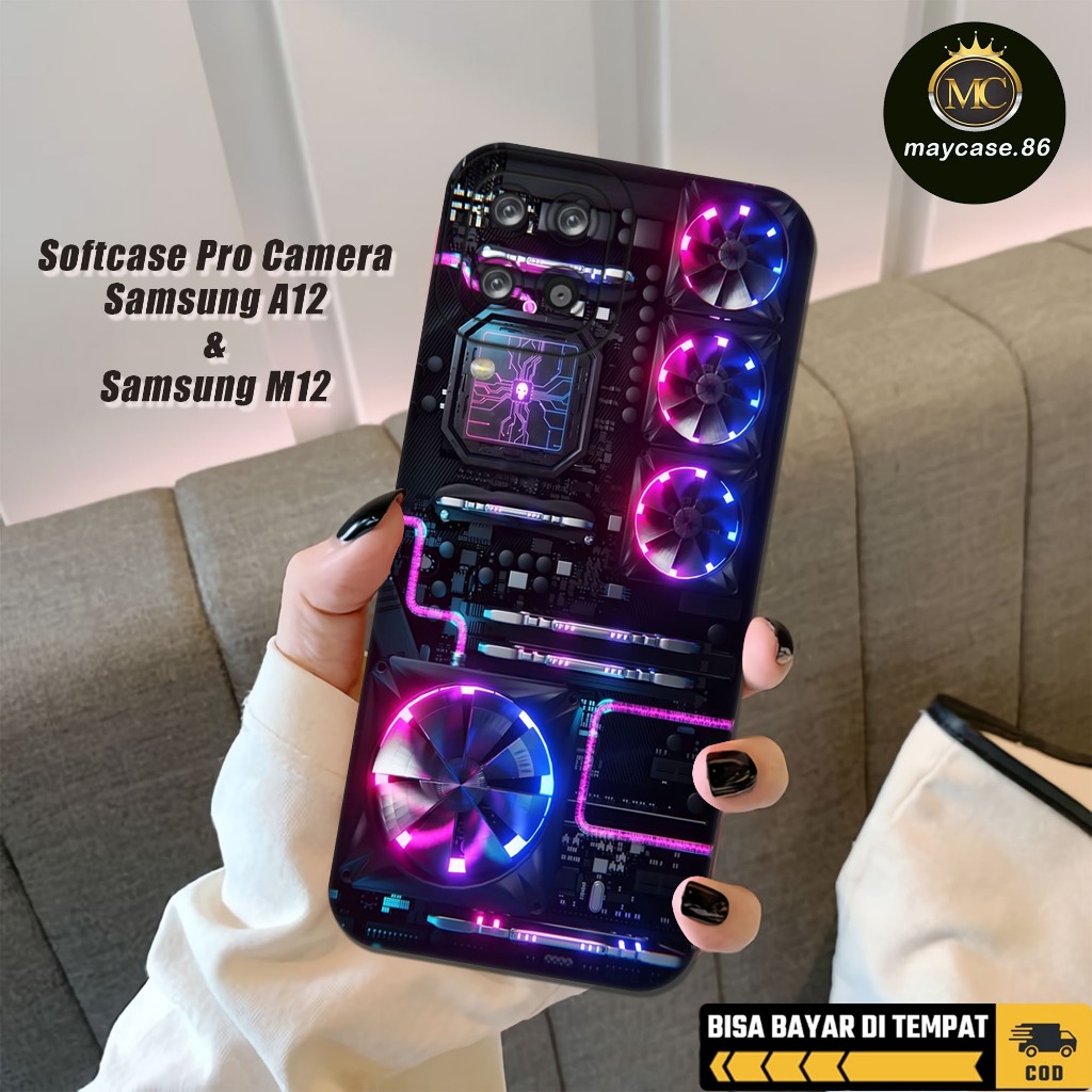เคส HP MAYCASE.86 เคส Samsung A12/M12 - เคส Samsung A12/M12 WALPAPER Motif - เคส Samsung A12/M12 Sof