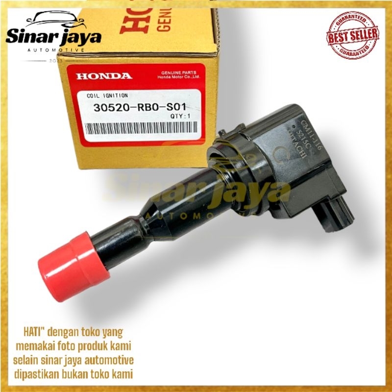 คอยล์จุดระเบิดวัด JAZZ RS S GE8 IVTEC / CITY GM2 IVTEC / BRIO / FREED เดิม