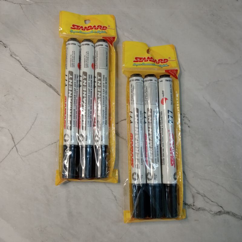 มาตรฐาน PERMANENT MARKER P77 BK3