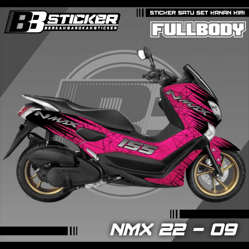Yamaha NMAX 155 สติ๊กเกอร์รูปลอกเก่า CAN HOLOGRAM Fullbody 2015-2019 Nmx 22