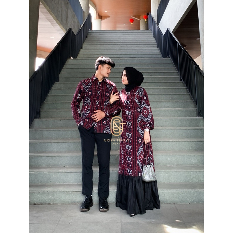 Tenu AZURA MARUN COUPLE CLOTHES - เสื้อผ้า EID WOVEN - เสื้อผ้า