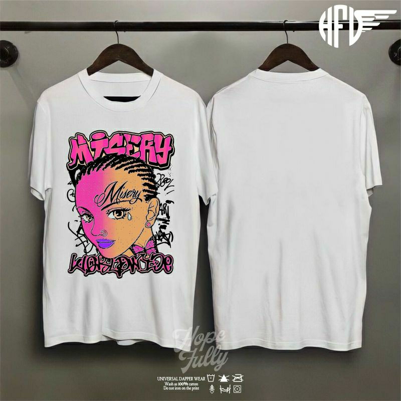 KATUN เสื้อยืด distro พรีเมี่ยมคอตตอน / เสื้อยืด misery jpn / เสื้อยืด distro