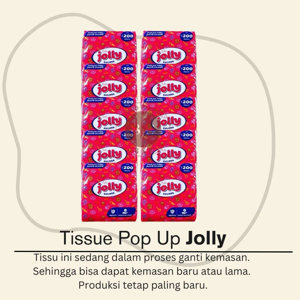ทิชชู่ Jolly 2 ชั้น Pop Up