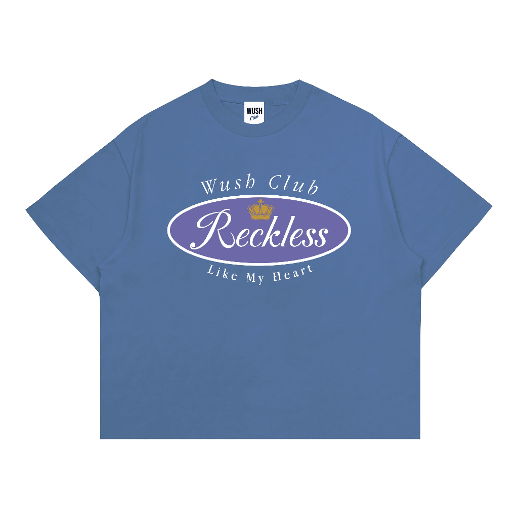Wush CLUB BOXY FIT TEE KAOS DISTRO ผู้ชายผู้หญิง OVERSIZE COTTON Tiedye 24S RECKLESS