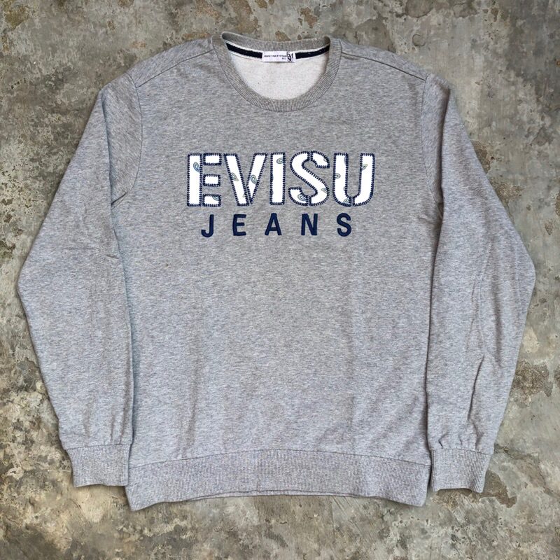 เสื้อสเวตเตอร์ คอกลม Evisu Jeans Vintage Paisley