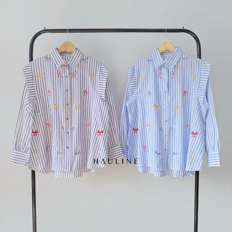 KEMEJA Hauline - เสื้อเทปริบบิ้น EMBROIDERY | เสื้อ EMBROIDERED KARUN