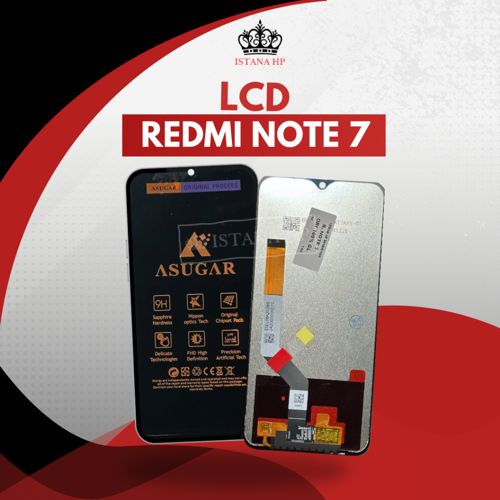 Hitam Lcd+ts Xiaomi Redmi Note 7/Redmi Note 7 Pro สีดํา