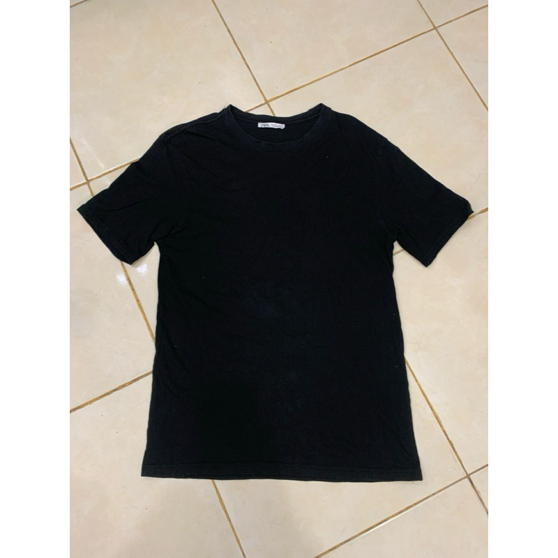 เสื้อยืด Zara BLACK BASIC