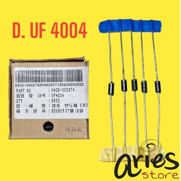 ต้นฉบับ UF4004 DIODE UF4004 ORI