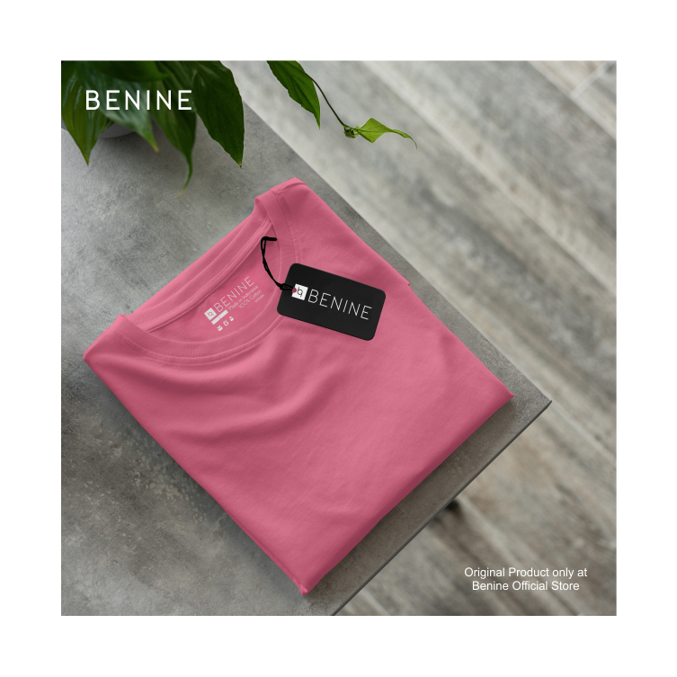 Benine Bubble Gum Plain T-Shirt / เสื้อยืด Distro พรีเมี่ยม / เสื้อยืดผู้ชายและผู้หญิง / แขนสั้น