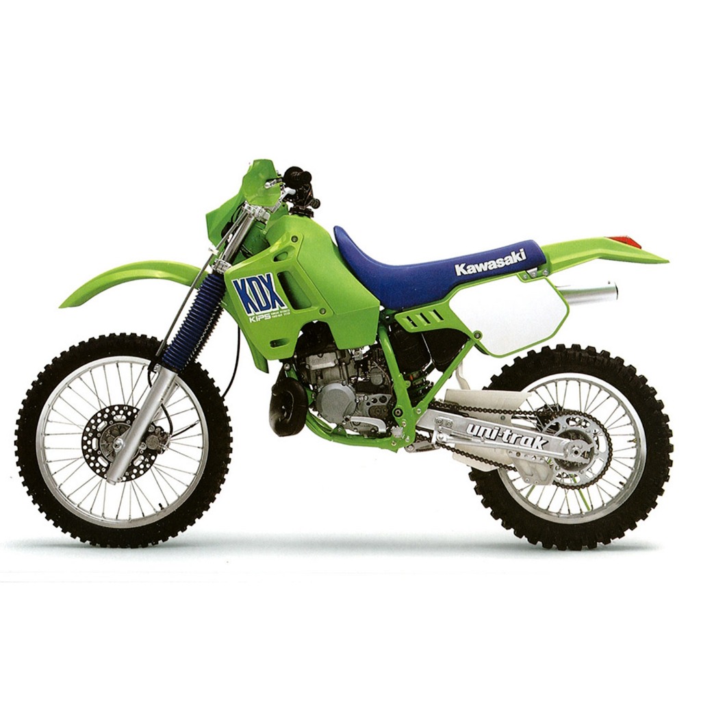 สติ๊กเกอร์รูปลอก Kawasaki KDX 200 1989 hatesix