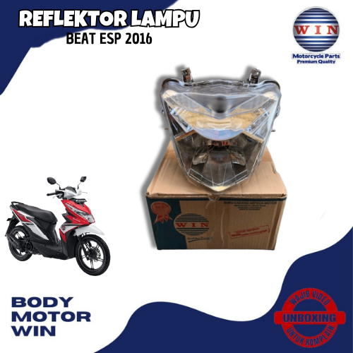 ชุดสะท้อนแสงไฟหน้า Mica HEADLAMP BEAT ESP 16k81 WIN