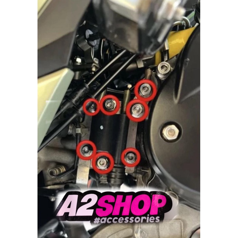 STAINLESS STEEL BOLT 2 COIL KEYS VARIO 125 150 ราคา 7 BOLTS