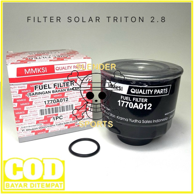 Triton 2.8 SOLAR FILTER - FUEL FILTER MITSUBISHI TRITON 2.8 GLX L200 STRADA 2.8