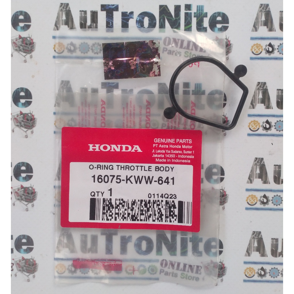 โอริงซีลคันเร่ง ไอดี 16075-KWW-641 Original Honda Absolute Revo 110 FI 16075KWW641