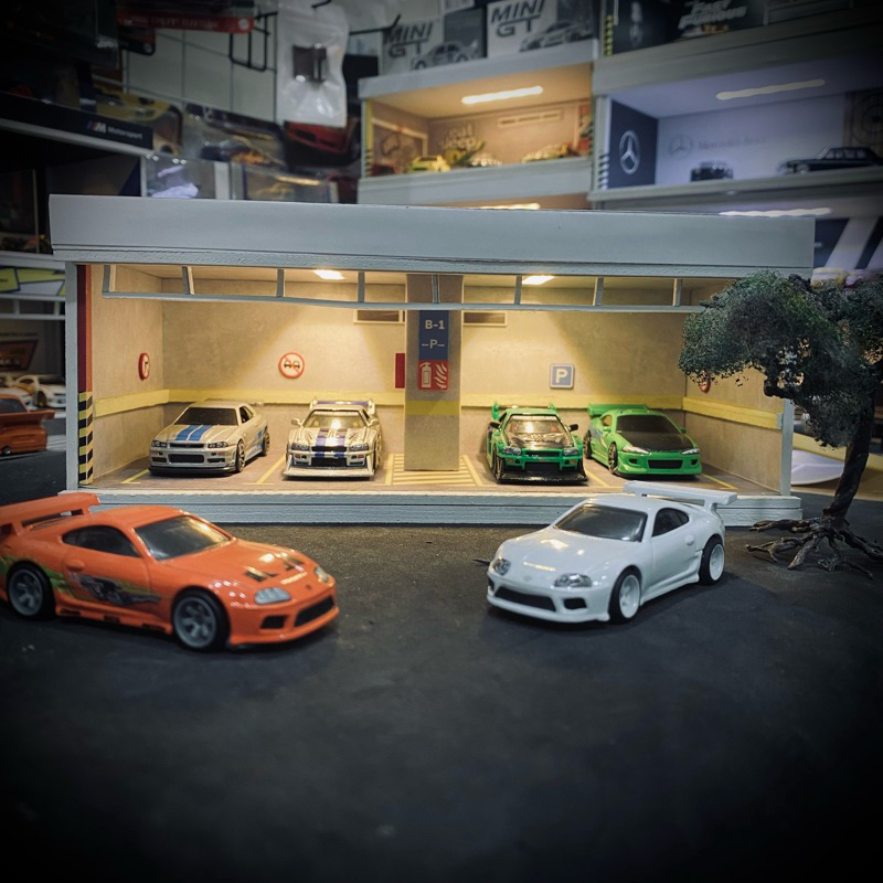 Diorama Basement BOX สเกล 1/64