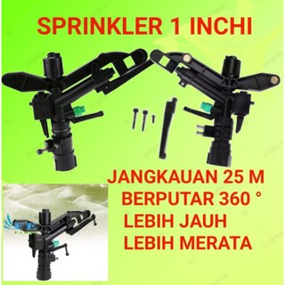 Sprinkler 1 Inci Alat Irigasi Bisa Berputar 360