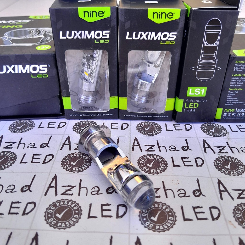 H6 Mini BiLED LS1 9nine Luximos 12+12 วัตต์ ACDC Mini Projector 2 สี Beat Vario Mio Supra Revo Grand