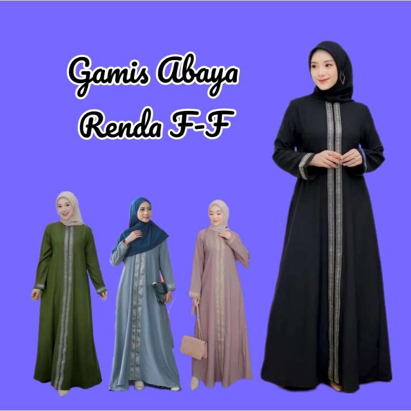 Hitam KATUN Abaya Sudy อาหรับ/ล่าสุด FF ลูกไม้จัมโบ้ Maxi Abaya Gamis/ยาวสีดํา Abaya Gamis ด้วยลูกไม้อาหรับร่วมสมัย Abaya/ผ้าฝ้ายพรีเมี่ยมจัมโบ้ดูไบ