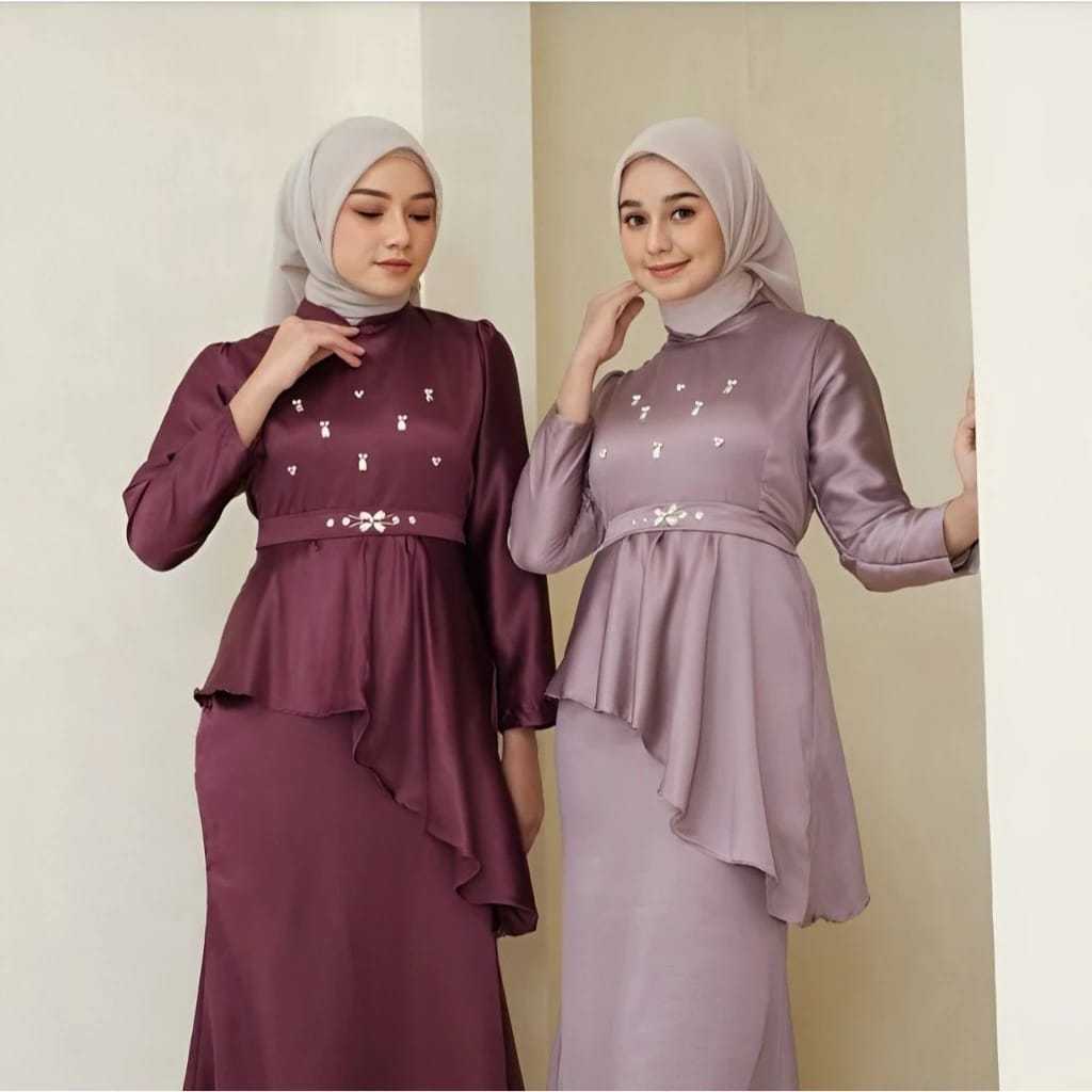 Samara Wear - Jamila santin klitt premium Dress - ชุดเพื่อนเจ้าสาวระดับพรีเมียม