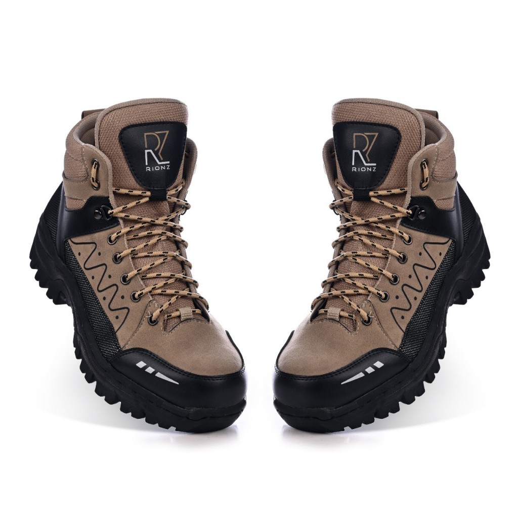 Rionz Rodri Cream Men & 39;s Safety Tracking Outdoor Touring Boots