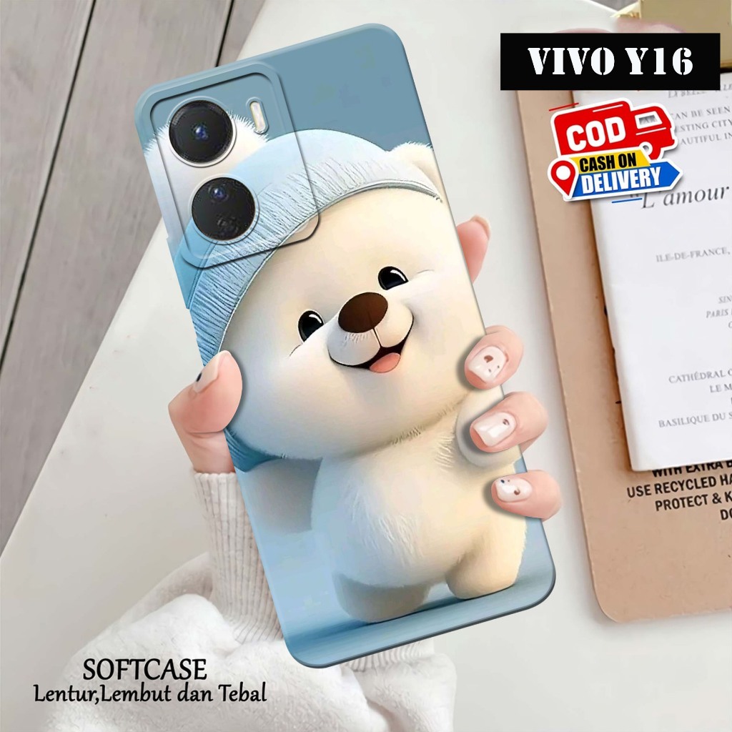 เคส HP ล่าสุด Vivo Y16 - เคสแฟชั่นแมวน่ารัก - เคสโทรศัพท์ Vivo Y16 ล่าสุด - เคส Vivo Y16 - เคส Pro C