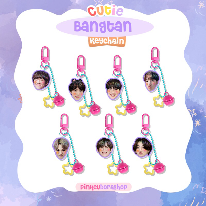 พวงกุญแจ GANTUNGAN Bts Cutie Bangtan Edition | พวงกุญแจ Bts