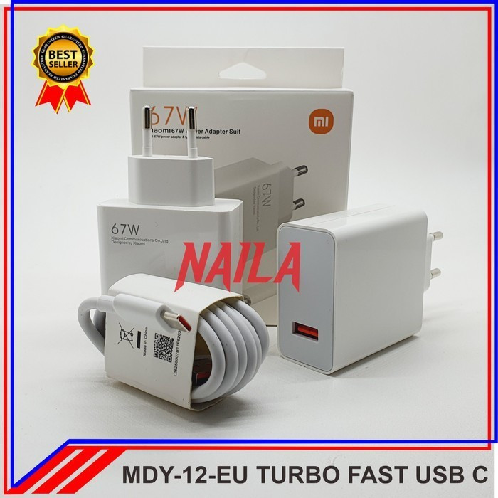 เครื่องชาร์จสําหรับ Xiaomi Poco M6 Pro USB Type C Turbo ชาร์จ 67 วัตต์/67W