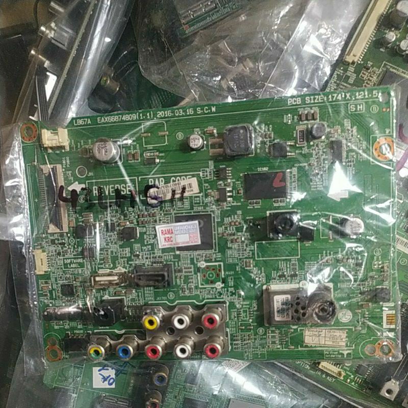 MESIN MB MACHINE MAINBOR โมดูลเมนบอร์ด MAINBOAR TV LG 43LH511 43LH511T