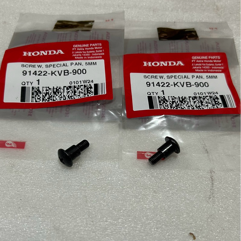 2 ชิ้นสกรูแพนสลักเกลียว 5 มม. Wing Revo FI Absolute Ori AHM 91422KVB900