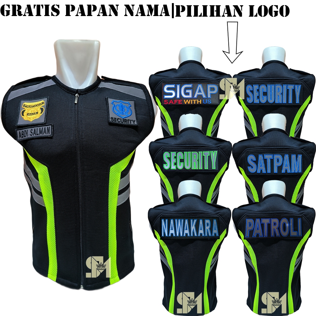ฮิจาห์ ตีม เสื้อการ์ดรักษาความปลอดภัยทําจากวัสดุตาข่ายคู่หนาและรุ่นแผ่นสีเขียวสีดําล่าสุด