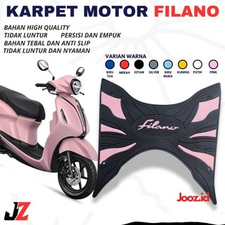 KARPET MOTOR FILANO YAMAHA ASLI TEBAL GRADE A ANTI SLIP TIDAK LUNTUR BAHAN KARET / KESET ALAS KAKI MOTOR YAMAHA FILANO BAHAN KARET ASLI TEBAL LENTUR NYAMAN DIGUNAKAN FILANO