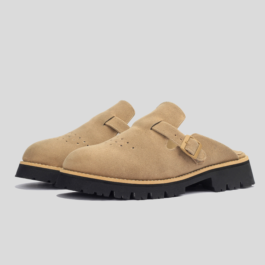 Navara Footwear - Mule Suede Slip on รองเท้าสําหรับผู้ชายและผู้หญิง | Nvr Deconazole 027 Buster