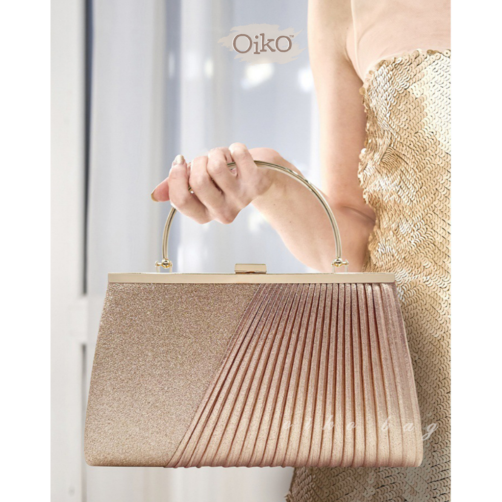 OIKO ELIYA CLUTCH PARTY BAG / กระเป๋าปาร์ตี้ผู้หญิงนําเข้า / กระเป๋า WEDDING