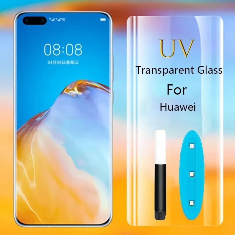 TEMPERED GLASS UV HUAWEI P30 PRO / P40 PRO / P50 PRO GLASS FULL GLUE