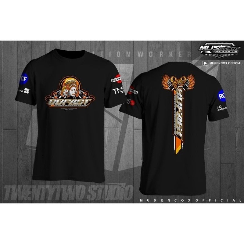 BOFAST SOUND SYSTEM AUDIO T-SHIRT HOREG SOUND SYSTEM T-SHIRT ~ฟรีสติ๊กเกอร์