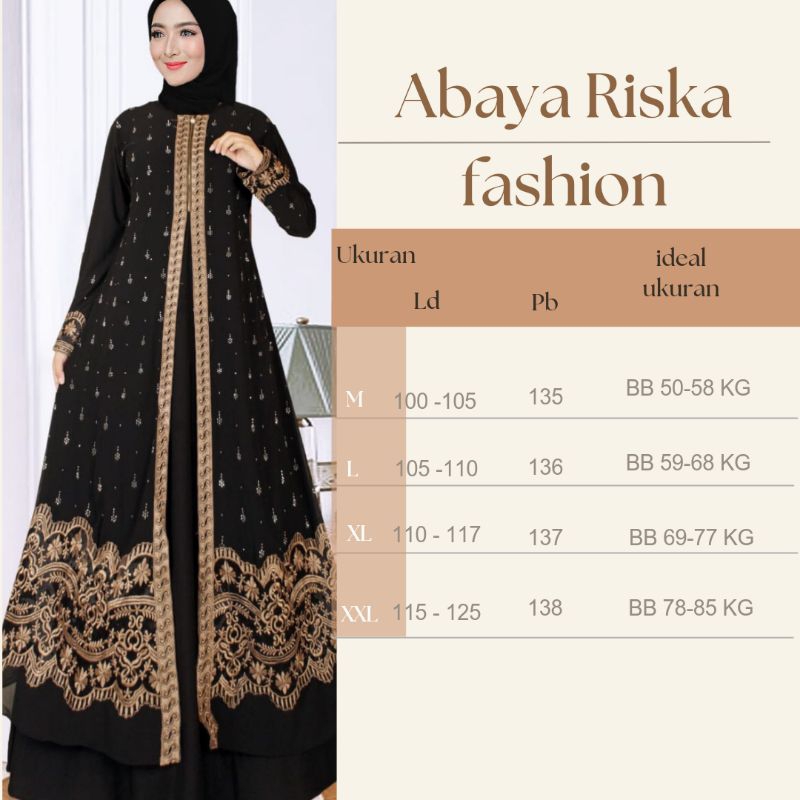 Gamis Abaya ตุรกีพรีเมี่ยม Hawa รหัส 6255 Busui Anggun Diamond Sprinkle ผสมเย็บปักถักร้อยที่สวยงาม