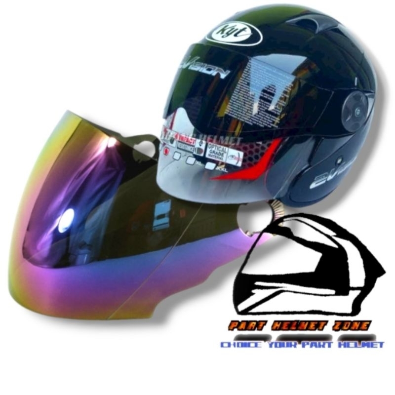 (NDR-1) KYT 2 Vision Helmet Visor || KYT หมวกกันน็อค 2vision Visor รังไข่ทั้งหมด