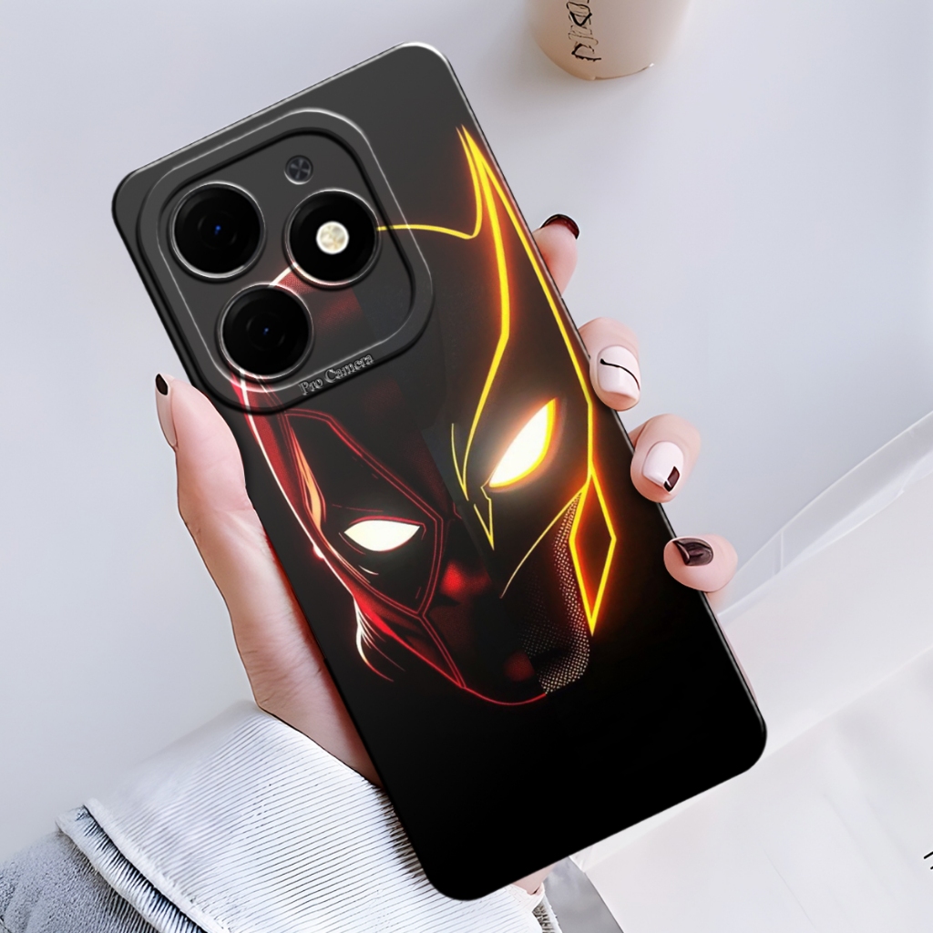 Clear.Case - Soft Case For Tecno Spark 20 / Spark 20 Pro / Spark 20 C Case Fusion Motif Deadp00l & X