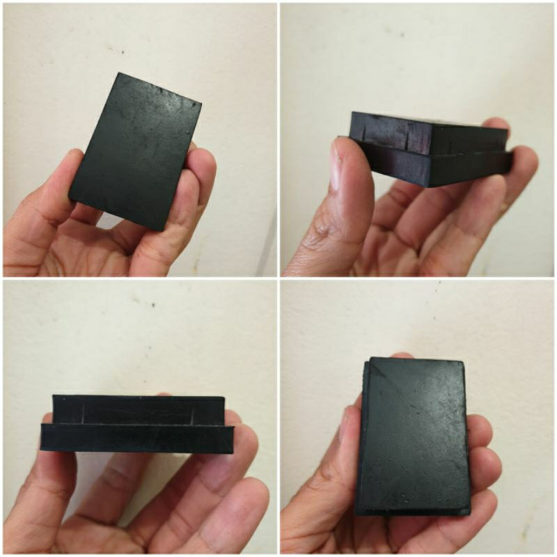 HOLLOW RUBBER 4X6 FULL SOLID [39X58 MM] HOLLOW IRON RUBBER/ TABLE RUBBER