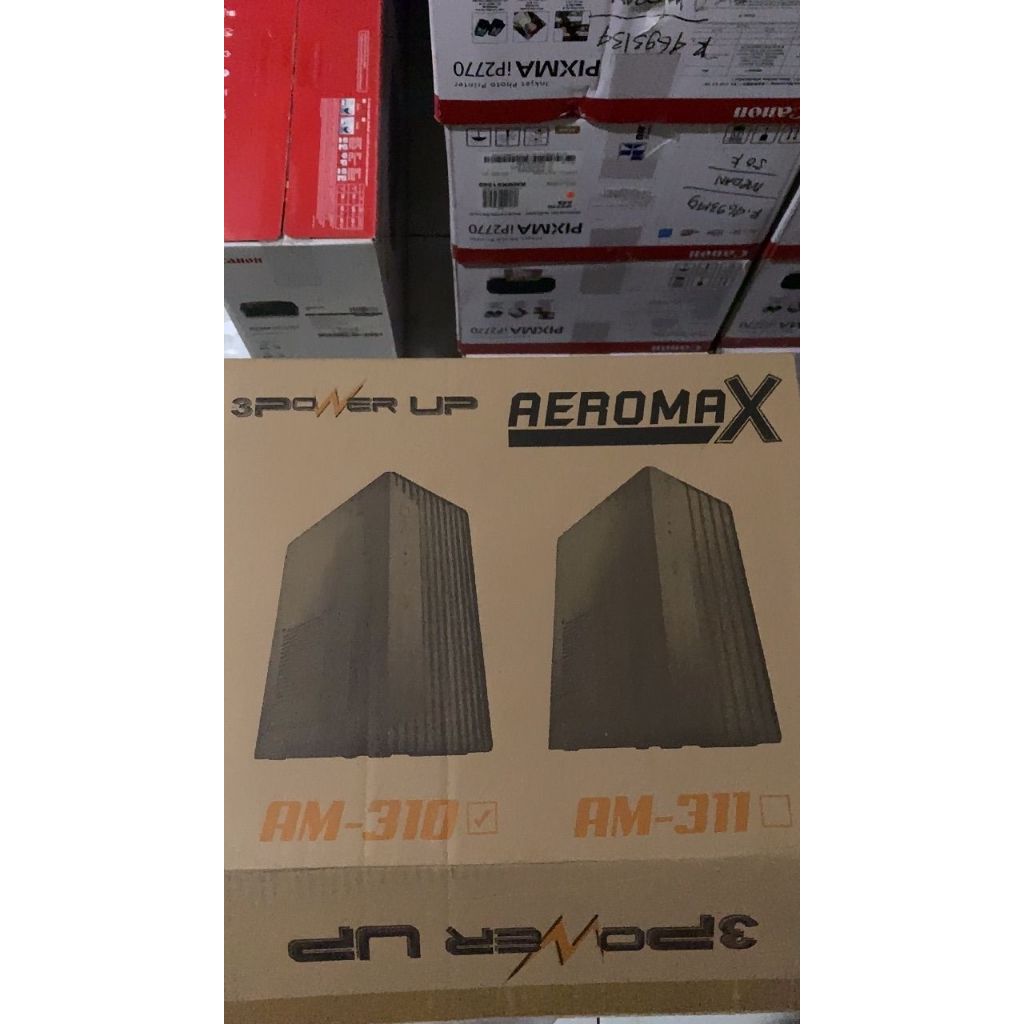 ไมโคร atx matx m atx mitx itx CASING POWER UP AEROMAX AM-310 สีดํา AM310