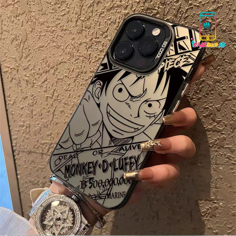 SS920 SOFTCASE CARTOON MOTIF LUFFI D MONKEY COMPATIBLE สําหรับ IPHONE X XS XR 7 7+ 8 8+ 11 12 13 15 