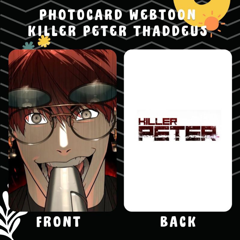 โฟโต้การ์ด WEBTOON KILLER PETER THADDEUS