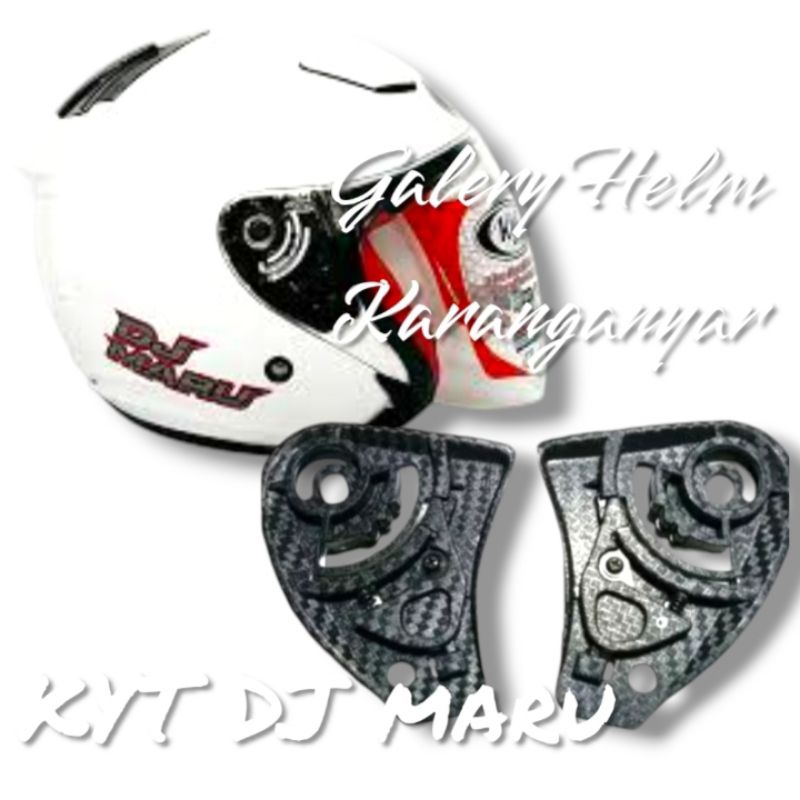 (RCT01) Kyt DJ maru Glass Mount Rachet || Brachet Visor KYT DJmaru Ring Helmet DJmaru