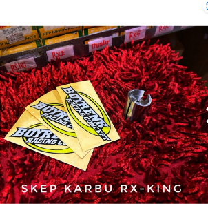 RX KING (RXK) CARBON SKEP ORIGINAL STAINLESS MATERIAL SIZES 29 และ 29.5 - BOYRENK RACING CONCEPT