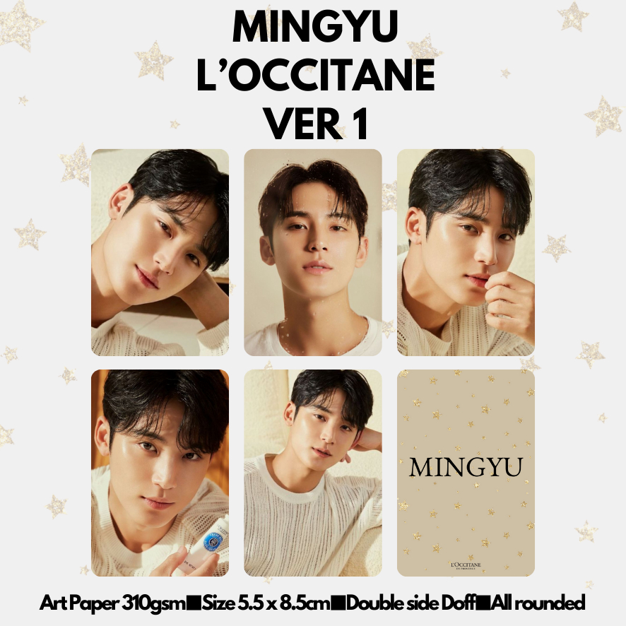 L'OCCITANE [KUKIRA] Mingyu LOccitane Photocard
