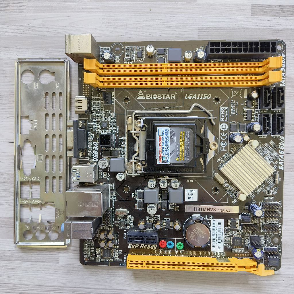 เมนบอร์ด Biostar H81MHV3 LGA 1150 MINI ITX