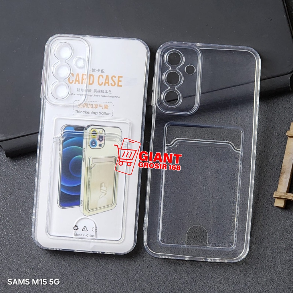 Samsung M15 5G Samsung M35 5G Samsung M55 5G Clear Card Slot Clear Card Case Samsung M15 5G Samsung 