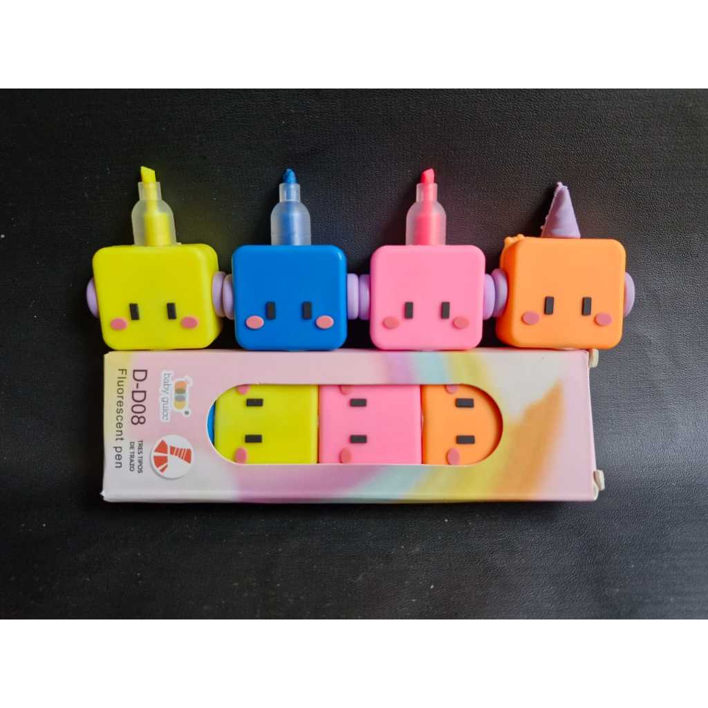 STABILO Highlighter / Highlighter Stack 4 สี Horn Box (068)