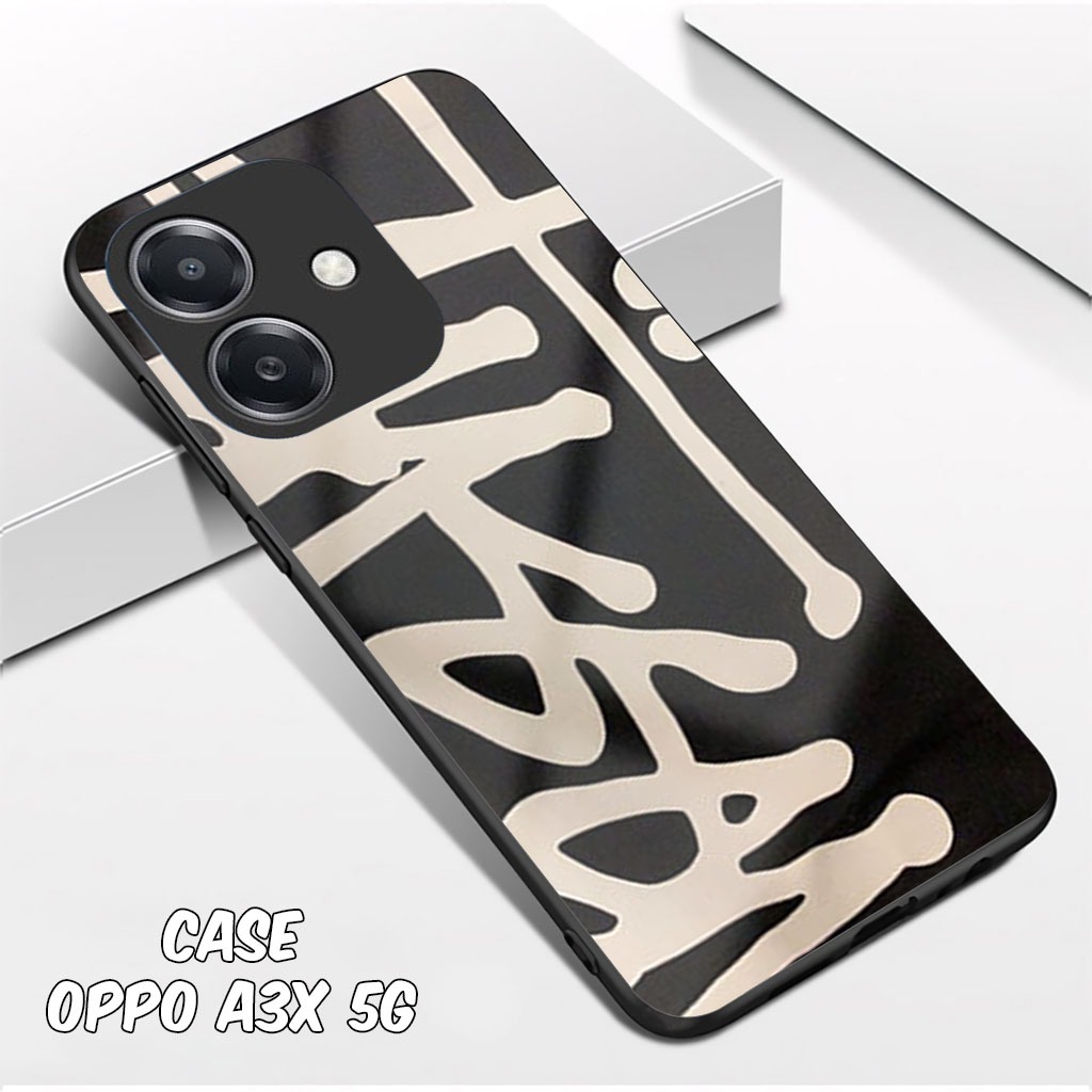 KK16 Softcase Glass Oppo A3X ล่าสุด 2024 ปลอกโทรศัพท์มือถือ - ตัวป้องกันโทรศัพท์มือถือ - อุปกรณ์เสริ